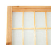 Window Pane Shoji Screen - Natural - 5 Panel