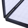 Window Shoji Room Divider - Black - 6 Panel